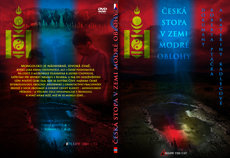 DVD cover Česká stopa v zemi modré oblohy (by Robert Ptáček)