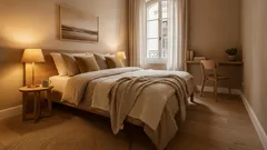 Připadá vám malá ložnice stísněná? 6 jednoduchých pravidel, která všechno změní